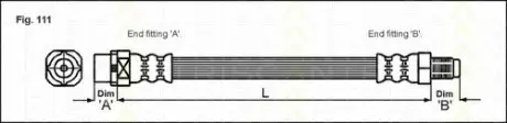 Тормозной шланг TRISCAN 815011108