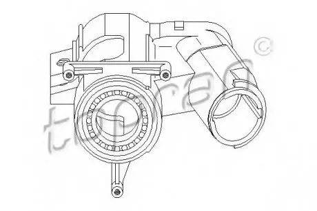 Замок валу рульового колеса TOPRAN TOPRAN / HANS PRIES 102413