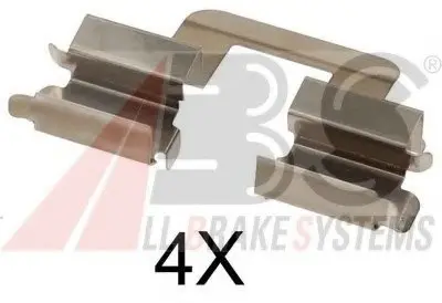 Ремкомплект гальмівних колодок ABS A.B.S. 1606Q