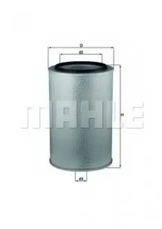 Фільтр повітряний Mahle MAHLE FILTERS MAHLE / KNECHT LX626