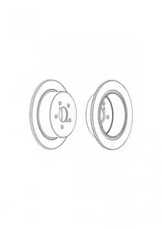 Тормозной диск FERODO DDF1903C
