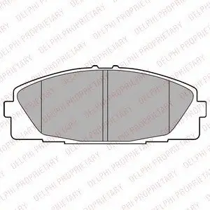 Тормозные колодки дисковые TOYOTA Hiace &quot;F &quot;05&gt;&gt; Delphi LP2473 (фото 1)