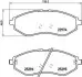 Тормозные колодки Brembo Aveo BREMBO P10057