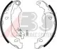 Тормозные колодки барабанные ABS 9124
