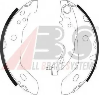 Тормозные колодки барабанные ABS A.B.S. 9041