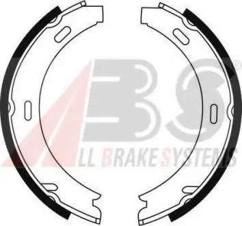 Тормозные колодки барабанные ABS A.B.S. 8902