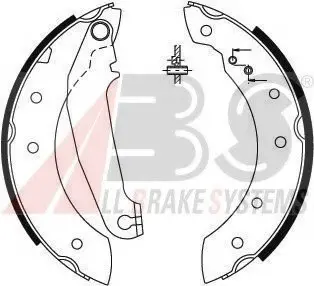 Комплект тормозных колодок ABS A.B.S. 8854