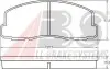 Комплект тормозных колодок, дисковый тормоз ABS 36508