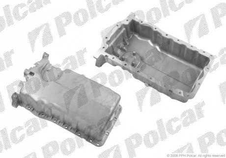 Олійний картер алюміній SKODA VOLKSWAGEN AUDI SEAT (PJ) Polcar 9512MO1 (фото 1)