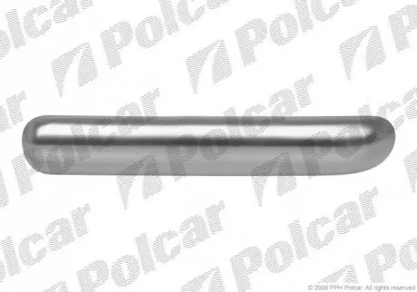 Накладка бампера левая сторона хром MINI ONE/COOPER/COOPER S (R50/R52/R53) 06.01-/CABRIO 07.04-07.07 Polcar 51010713