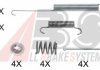 Комплектуючі, гальмівна колодка A.B.S. 0026Q