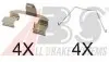 Комплектуючі, колодки дискового гальма A.B.S. 1607Q