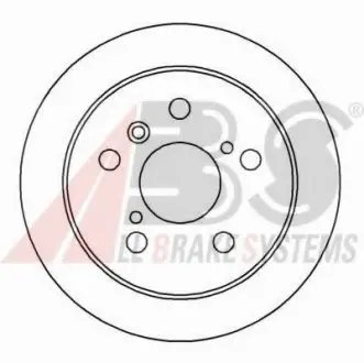Гальмівний диск задн. Camry/ES 96-02 A.B.S. A.B.S. 16229