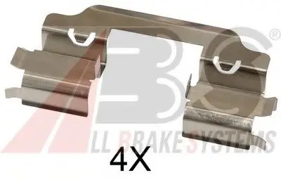 Комплектующие, колодки дискового тормоза A.B.S. A.B.S. 1648Q