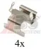 Комплектующие, колодки дискового тормоза ABS 1673Q