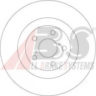 Гальмівний диск BRZ/Forester/Impreza/Legacy/Outback (09-21) A.B.S. A.B.S. 17020