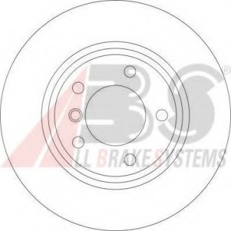 Тормозной диск. A.B.S. 17023 (фото 1)