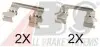 Комплектуючі, колодки дискового гальма A.B.S. 1736Q