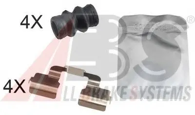 Комплектующие, колодки дискового тормоза A.B.S. A.B.S. 1797Q