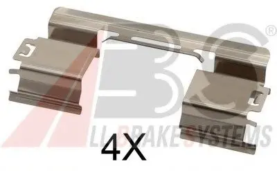 Комплектующие, колодки дискового тормоза A.B.S. A.B.S. 1813Q