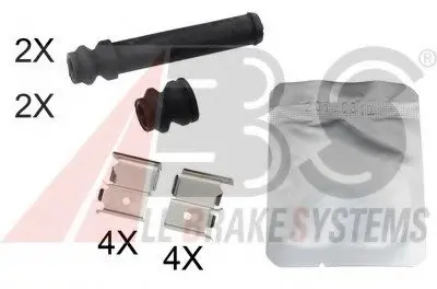 Комплектуючі, колодки дискового гальма A.B.S. A.B.S. 1855Q