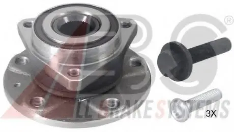 Підшипник маточини перед. VW Caddy 04-/Golf 04- (3 болта) A.B.S. A.B.S. 200985