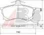 Комплект гальмівних колодок, дискове гальмо A.B.S. 36918