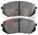 Тормозные колодки дисковые ABS 37622