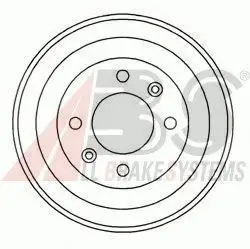 Тормозные барабаны ABS 5255-S A.B.S. 5255S