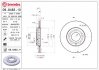 Тормозной диск 09.8483.11 BREMBO 09848311 (фото 1)