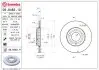 Тормозной диск 09.8483.11 BREMBO 09848311