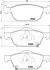 Тормозные колодки  дисковые, к-кт. P28 076 BREMBO P28076
