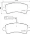 Комплект тормозных колодок BREMBO P 61 130 P61130