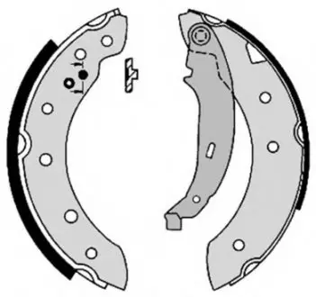 Тормозные колодки барабанные BREMBO S61520