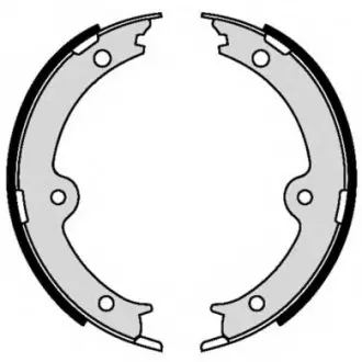 Комплект тормозных колодок, стояночная тормозная система BREMBO S83564