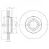 Тормозной диск DELPHI BG2272