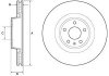 Тормозной диск DELPHI BG9173C