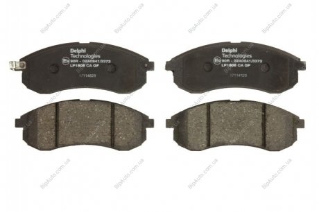 Тормозные колодки дисковые MITSUBISHI L200 "F "01-06 Delphi LP1808 (фото 1)