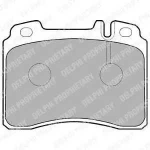 Тормозные колодки дисковые MERCEDES E(W124)/SL(R129) "F "89-99 Delphi LP929