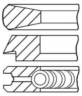 Комплект колец 08-121800-00 GOETZE 0812180000