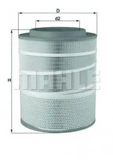 Повітряний фільтр KNECHT MAHLE / KNECHT LX3141