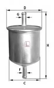 Фільтр паливний S 1529 B SOFIMA S1529B