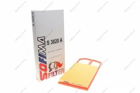 Фільтр повітряний S 3820 A SOFIMA S3820A