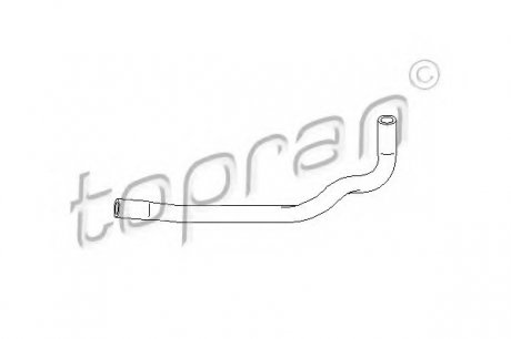 Шланг радіатора (система охолодження) TOPRAN TOPRAN / HANS PRIES 103001