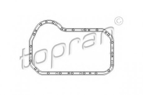 Прокладка, маслянный поддон TOPRAN TOPRAN / HANS PRIES 105752
