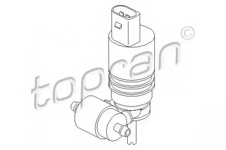 Насос омивача TOPRAN 107 819 TOPRAN / HANS PRIES 107819