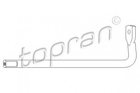 Натяжная планка, поликлиновой ремень TOPRAN / HANS PRIES 109741 (фото 1)