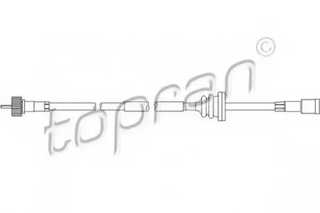 Тросик спидометра TOPRAN TOPRAN / HANS PRIES 202223