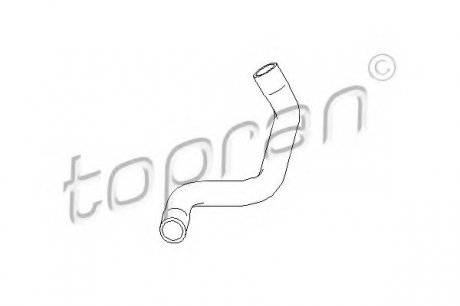 Шланг радиатора TOPRAN TOPRAN / HANS PRIES 207335