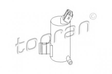 Водяной насос, система очистки окон TOPRAN TOPRAN / HANS PRIES 300634
